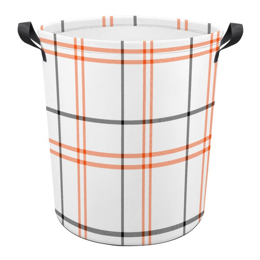 Collapsible Laundry Hamper- Fall Tartan Plaid