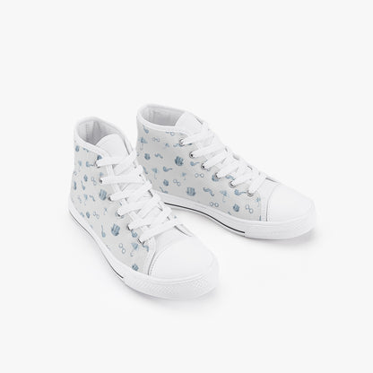 Boys London Gentleman Kid’s High-Top Canvas Shoes