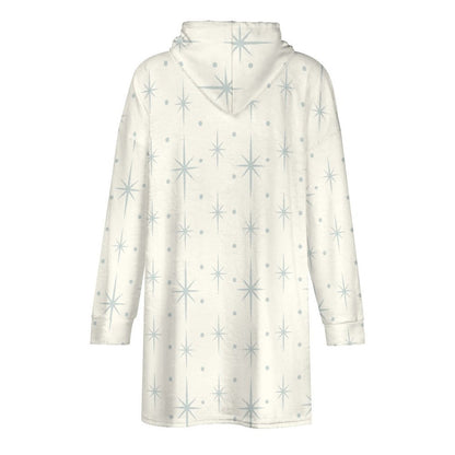 Oversized Soft Wearable Blanket Neutral Winter Stars