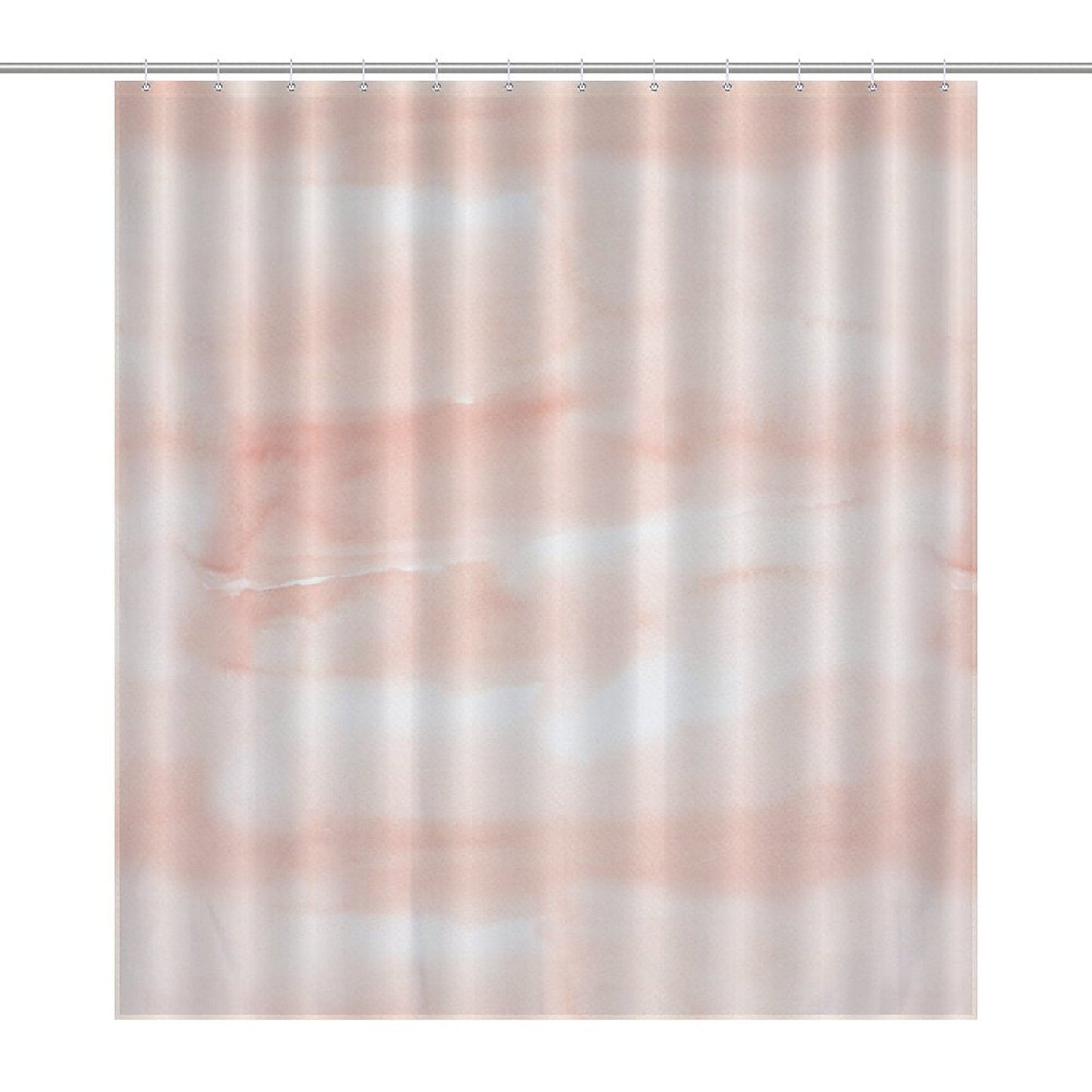 Lightweight Shower Curtain-Morning Stories Coral