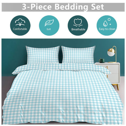 3-Piece Bedding Set-90"x90"/ 229x229cm (Dual-sided Printing)