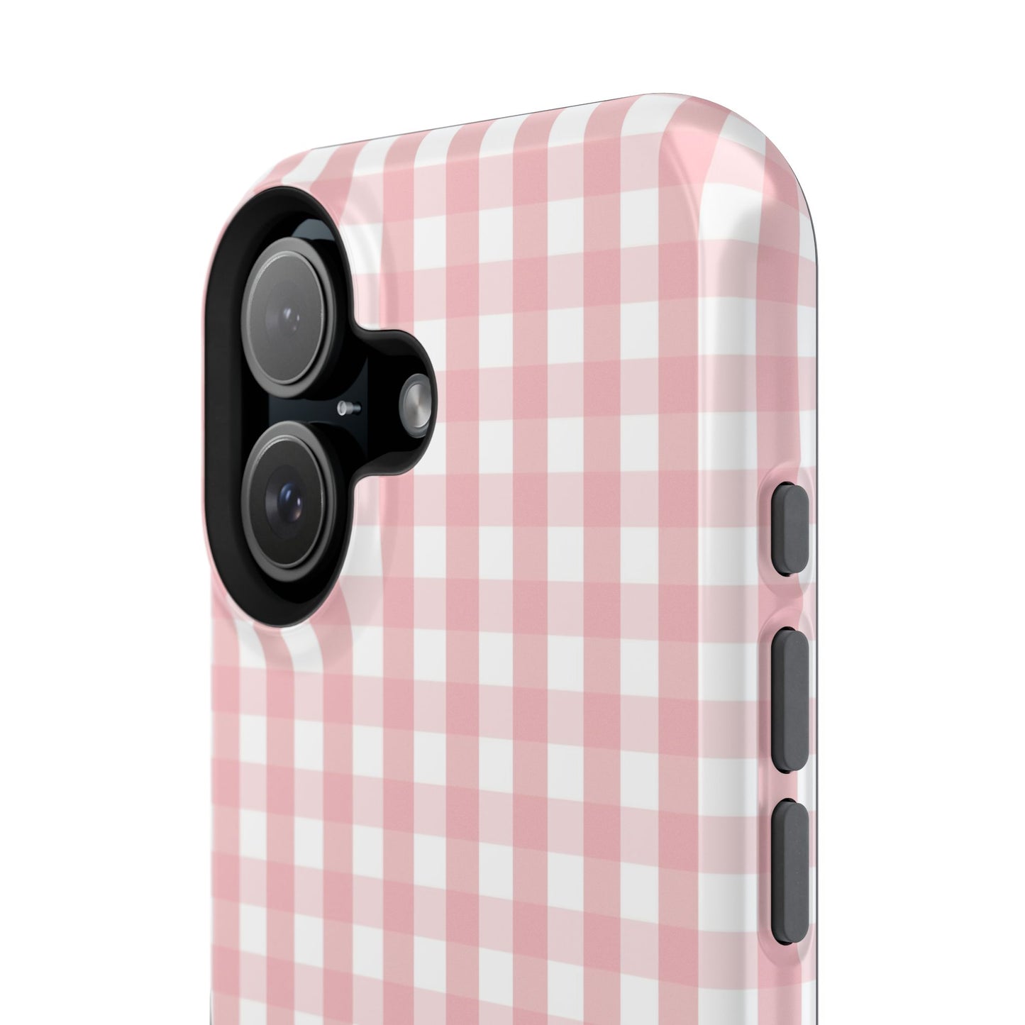 Impact-Resistant Cases -Pink Gingham