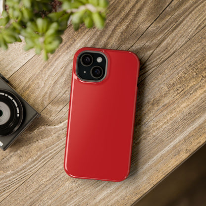 Impact-Resistant Phone Case - Lipstick Red