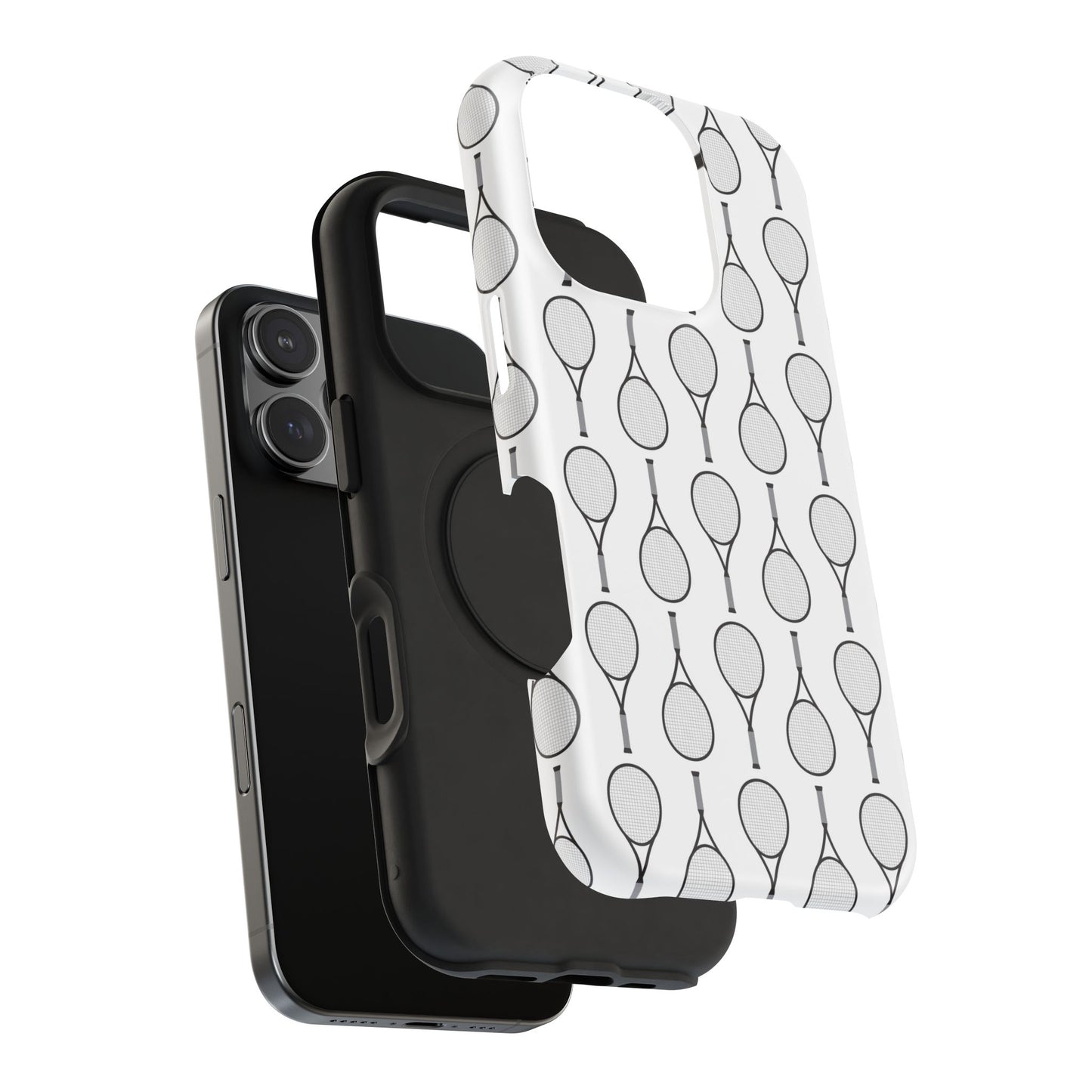 Impact-Resistant Phone Case- Tennis Racquets