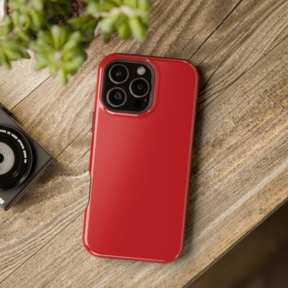 Impact-Resistant Phone Case - Lipstick Red