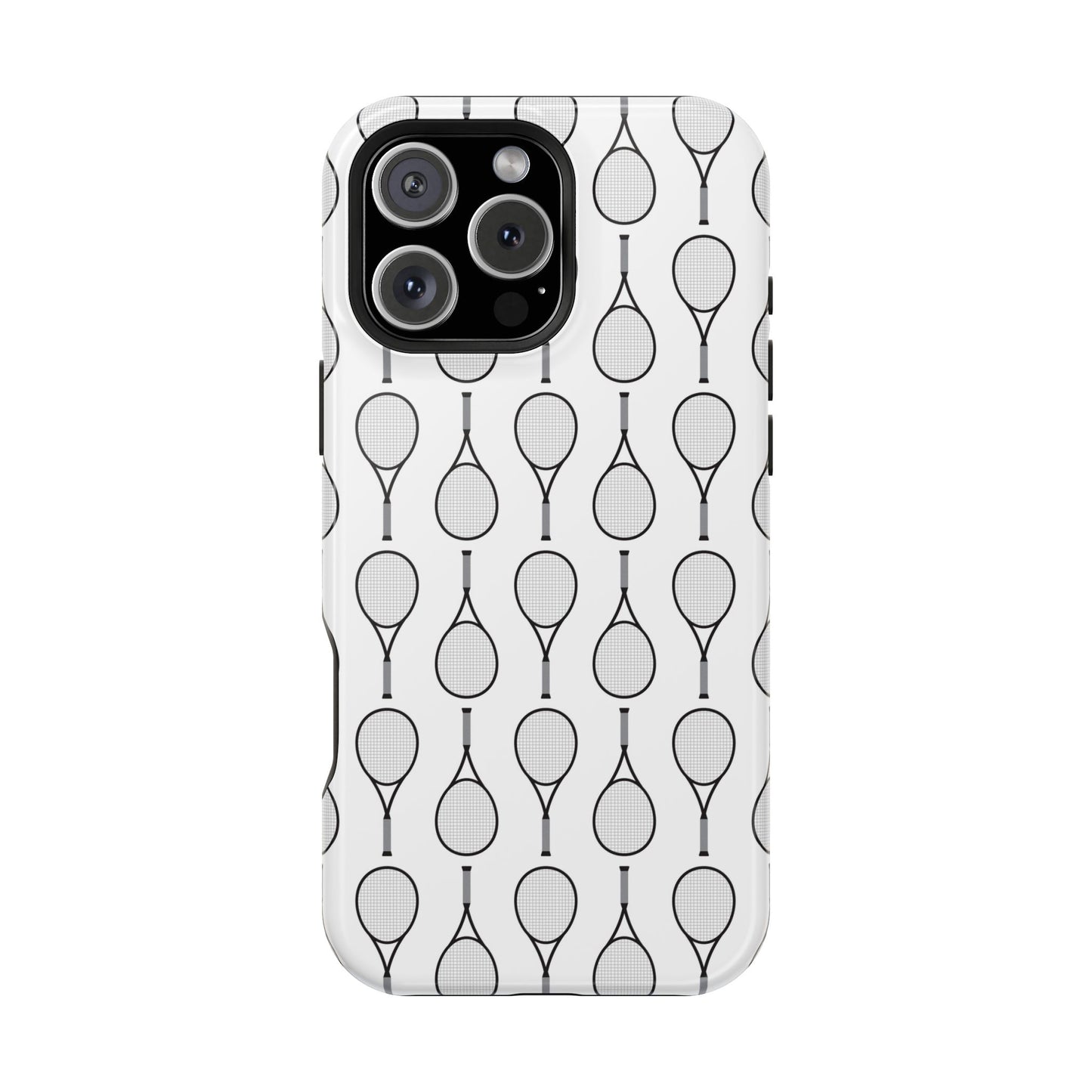 Impact-Resistant Phone Case- Tennis Racquets