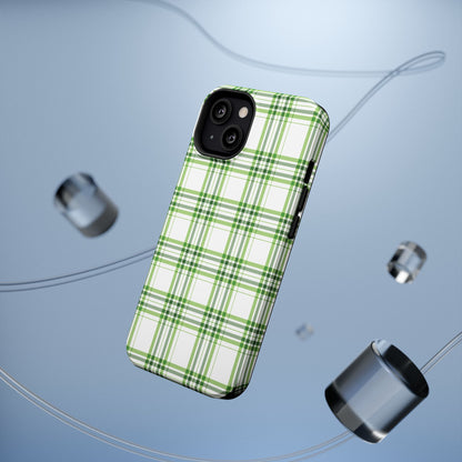 Impact-Resistant Phone Case -St. Patrick's Day Plaid