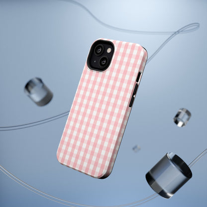 Impact-Resistant Cases -Pink Gingham