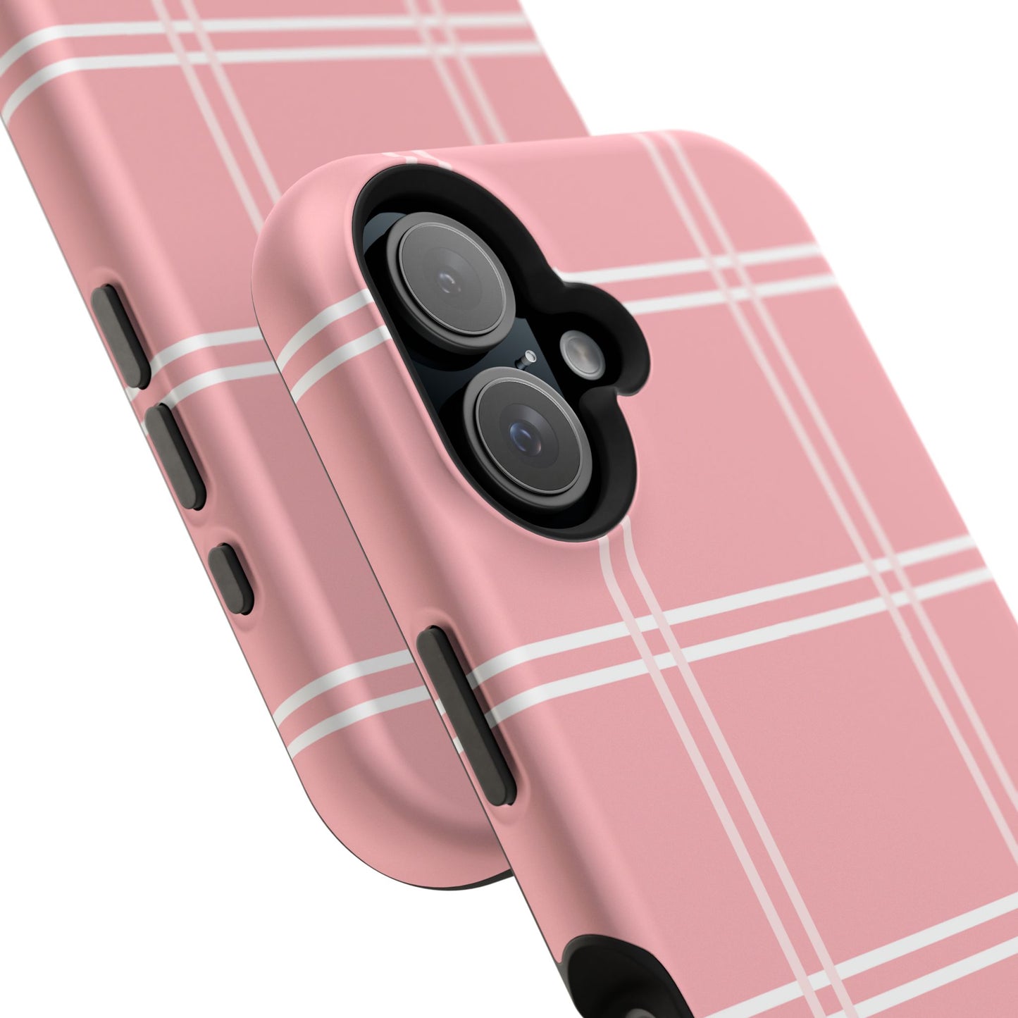 Impact-Resistant Phone Case -Girly Plaid