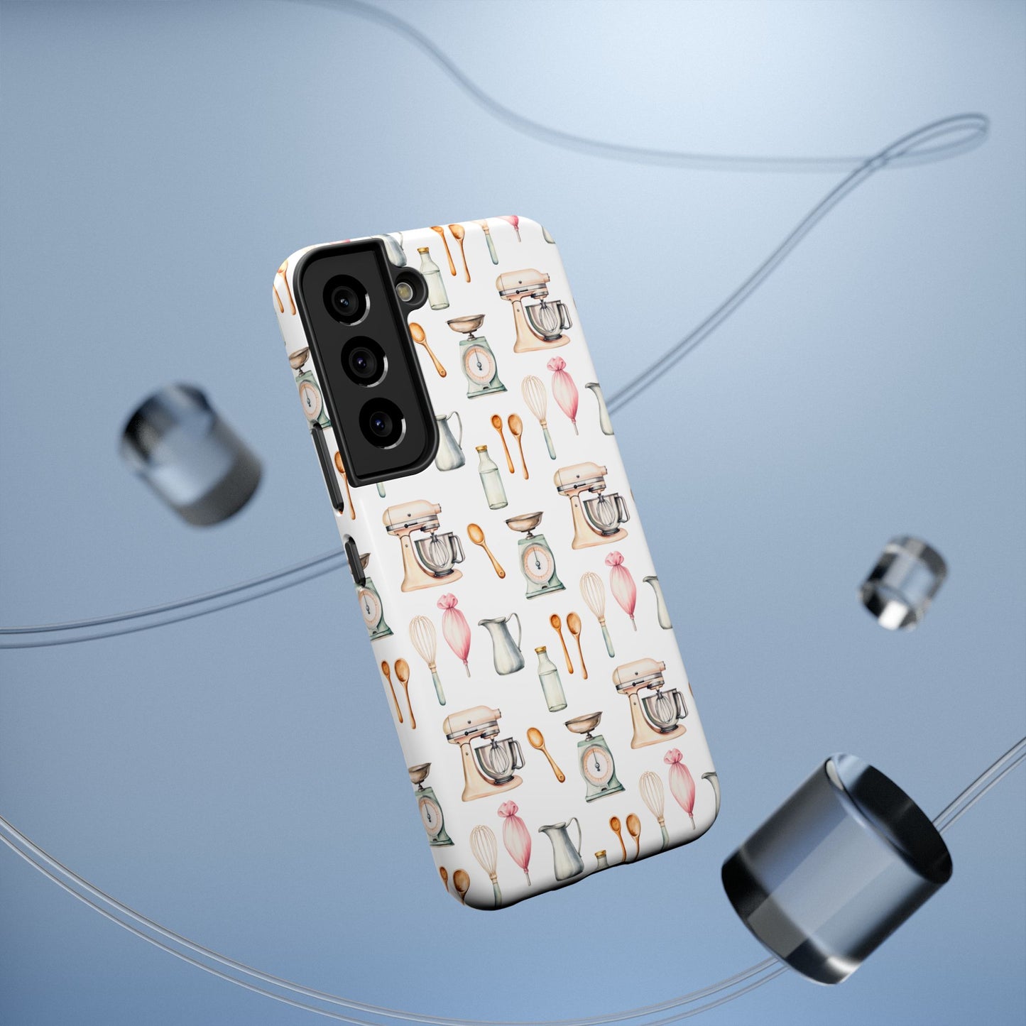 Impact-Resistant Phone Case- Watercolor Baker