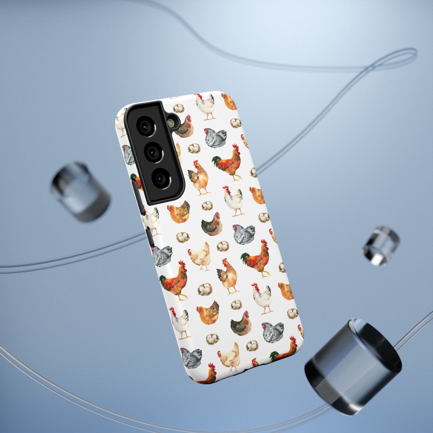 Impact-Resistant Phone Case - Chicken Love