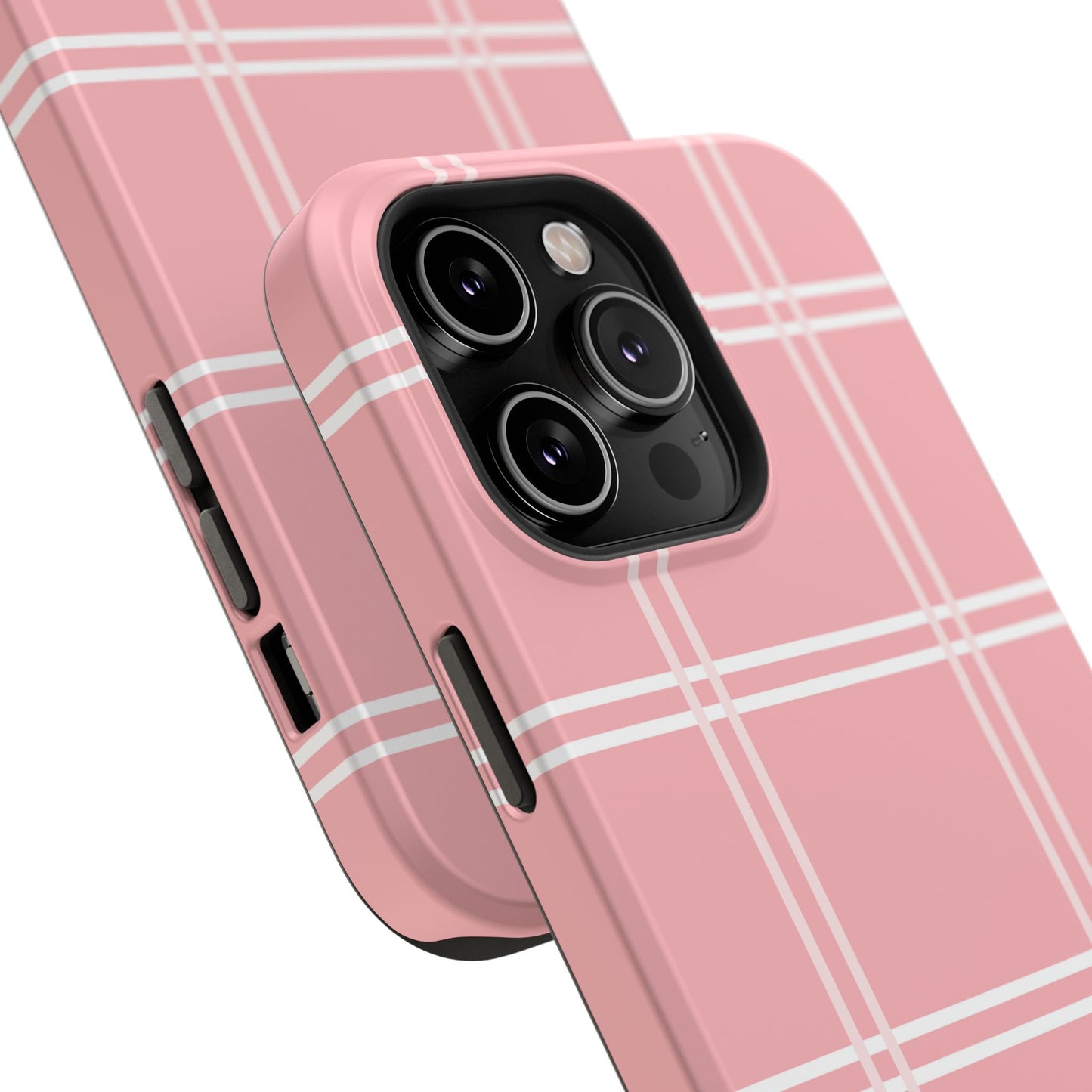 Impact-Resistant Phone Case -Girly Plaid