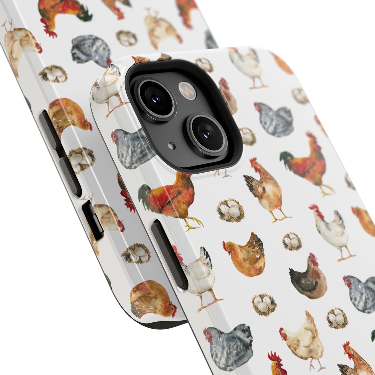 Impact-Resistant Phone Case - Chicken Love