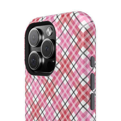 Impact-Resistant Phone Case - Valentine Plaid