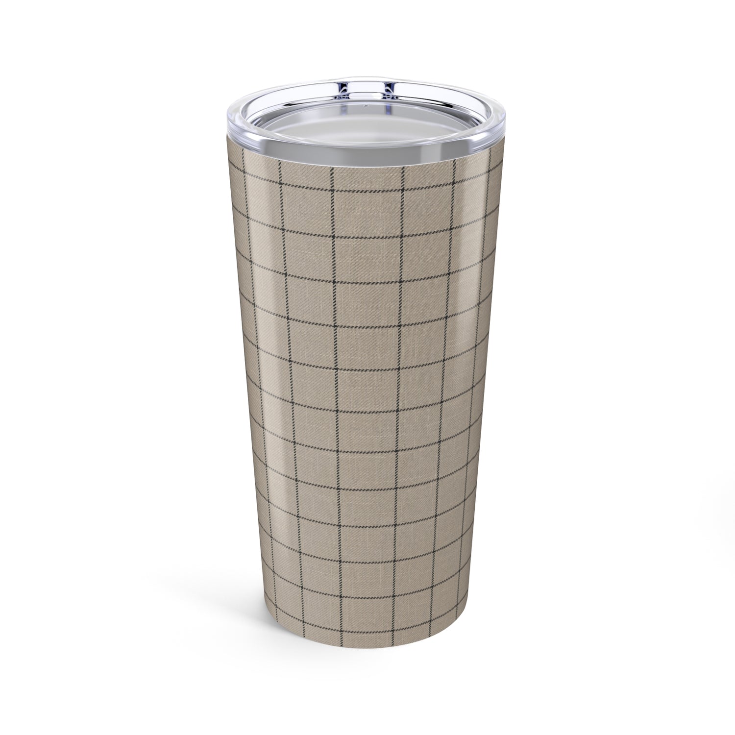 Stylish Grid Pattern Stainless Tumbler, 20oz
