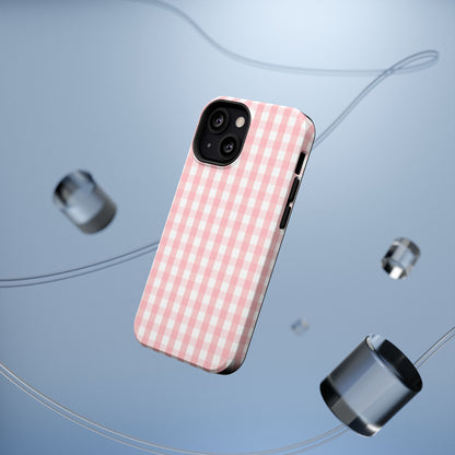 Impact-Resistant Cases -Pink Gingham