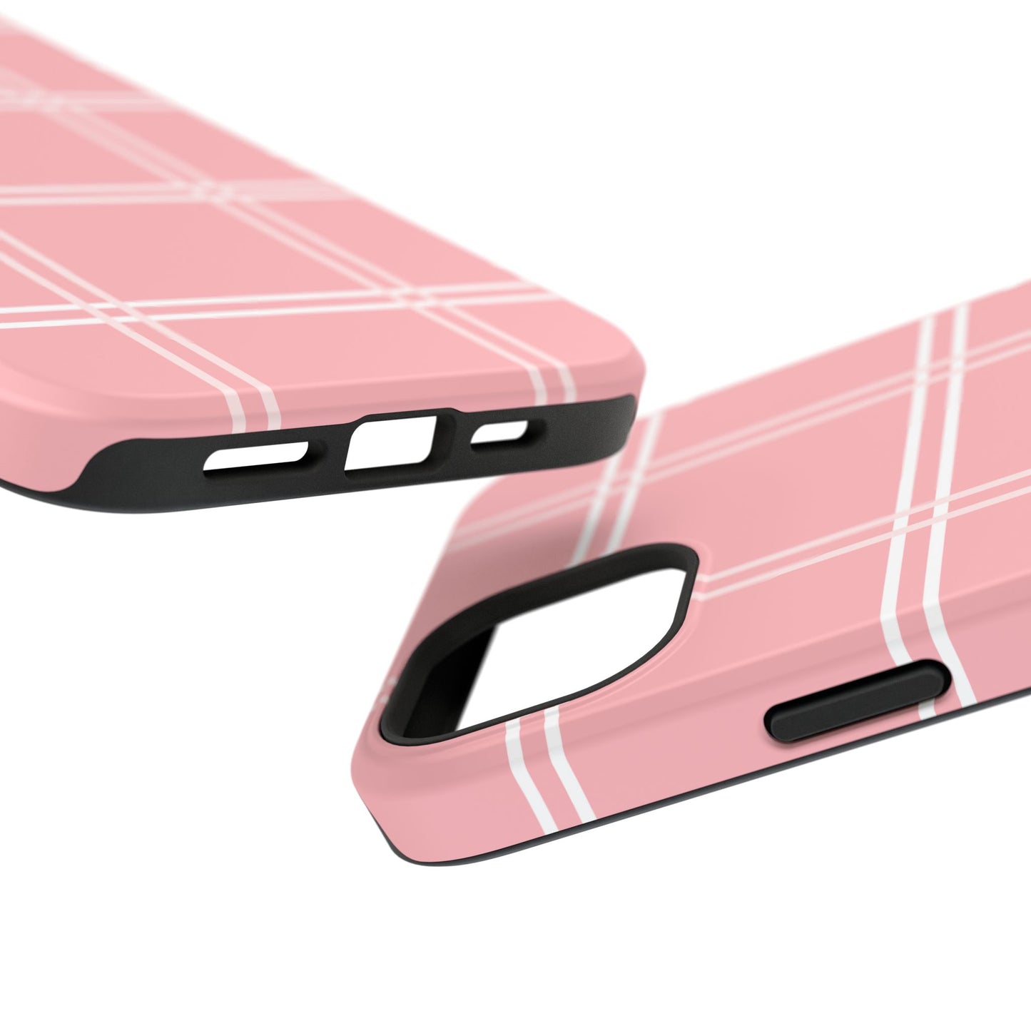 Impact-Resistant Phone Case -Girly Plaid