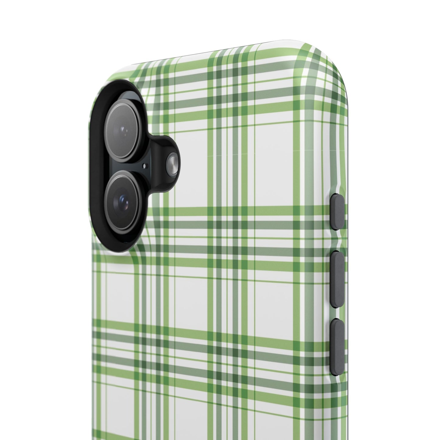 Impact-Resistant Phone Case -St. Patrick's Day Plaid