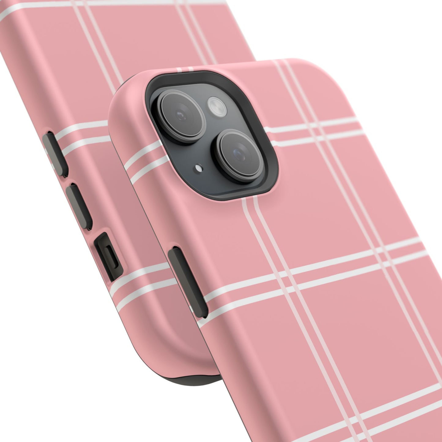 Impact-Resistant Phone Case -Girly Plaid