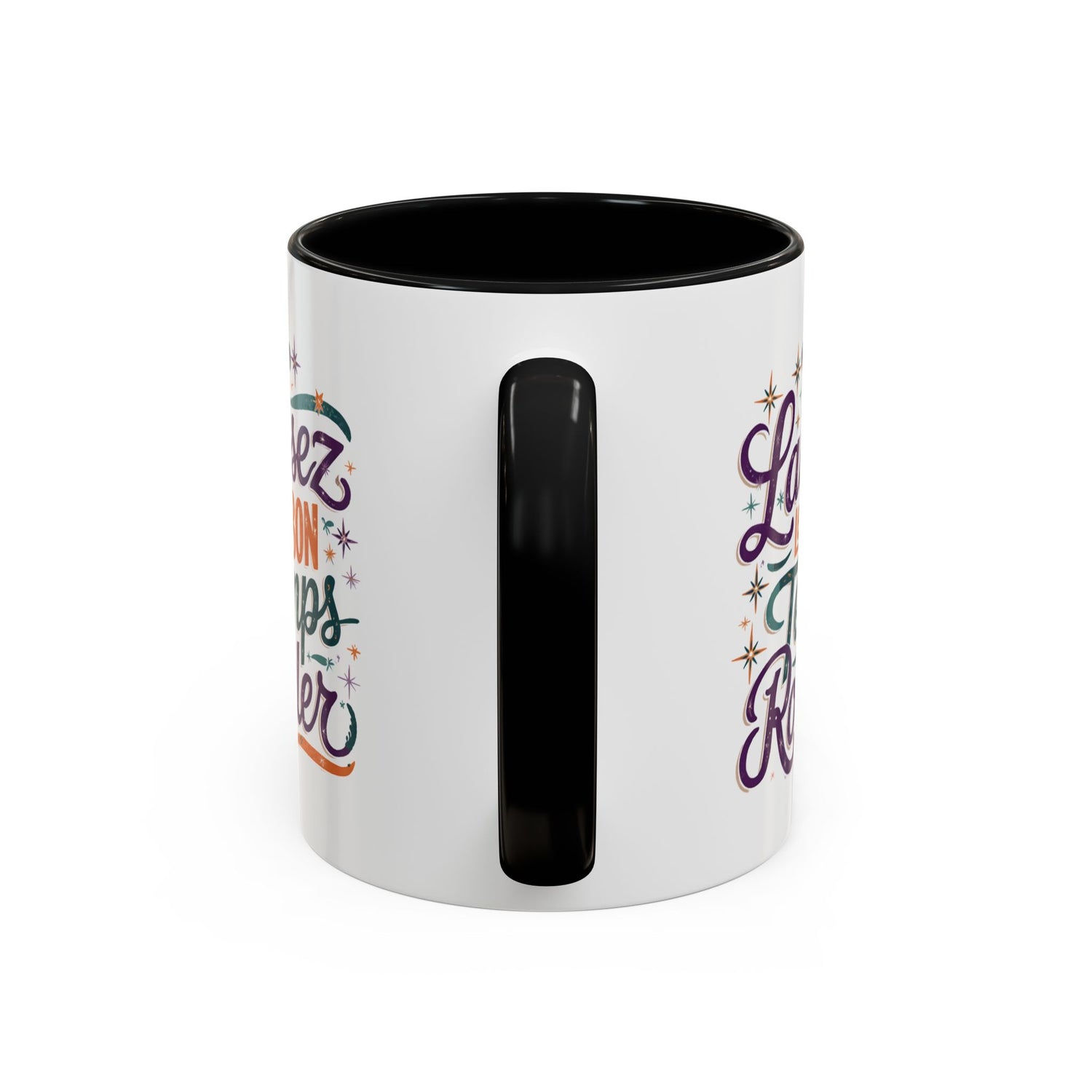 Vibrant Accent Coffee Mug - 'Laissez les Bon Temps Rouler', Perfect for Celebrations, Gifts, Coffee Lovers, Home Decor, and More