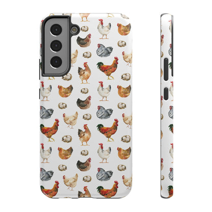 Impact-Resistant Phone Case - Chicken Love