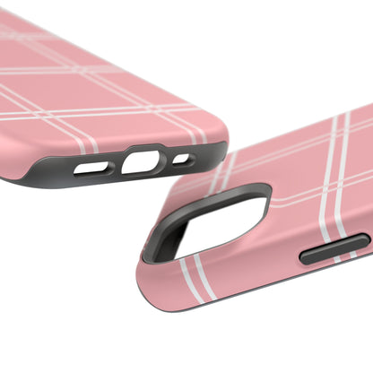 Impact-Resistant Phone Case -Girly Plaid