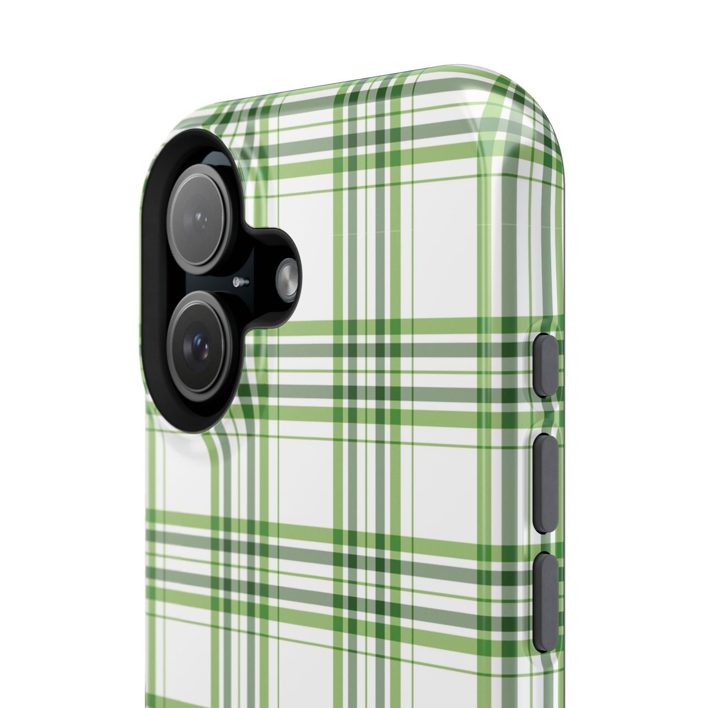 Impact-Resistant Phone Case -St. Patrick's Day Plaid