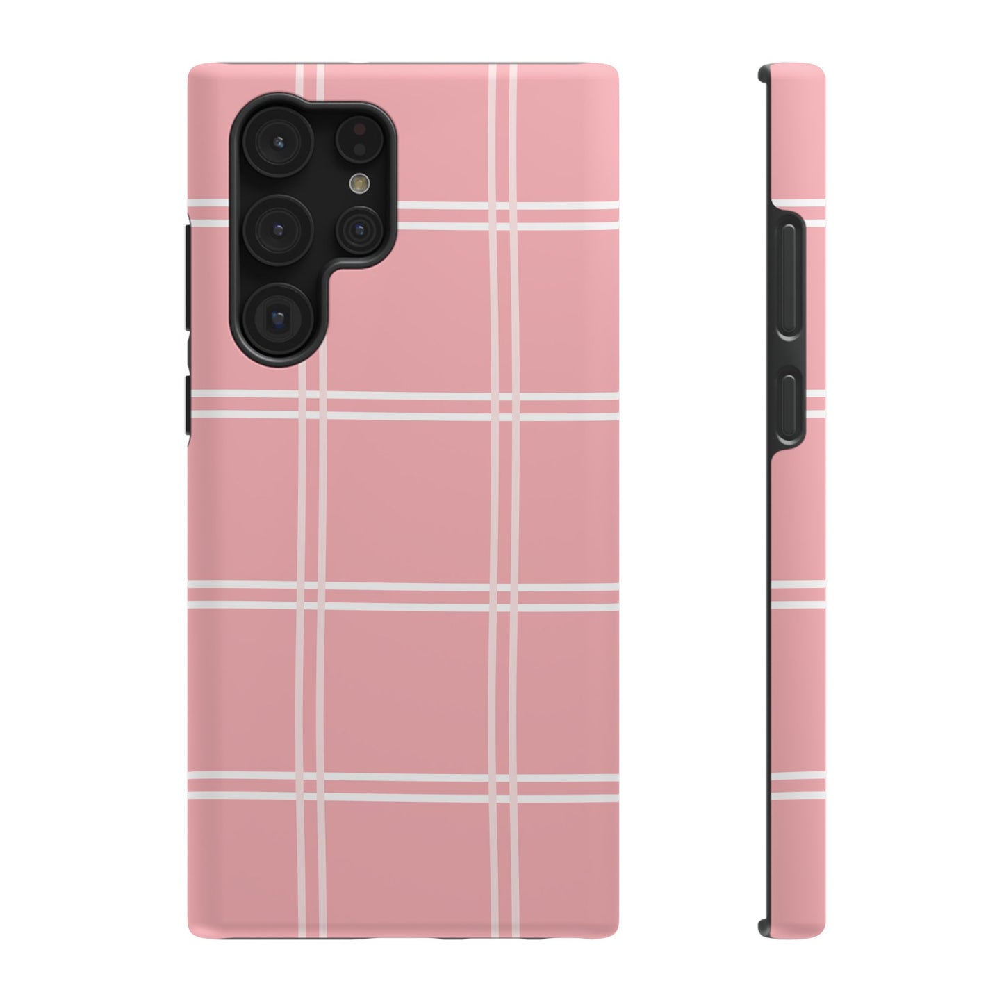 Impact-Resistant Phone Case -Girly Plaid