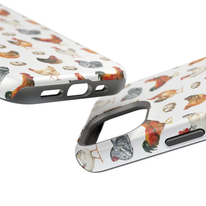 Impact-Resistant Phone Case - Chicken Love