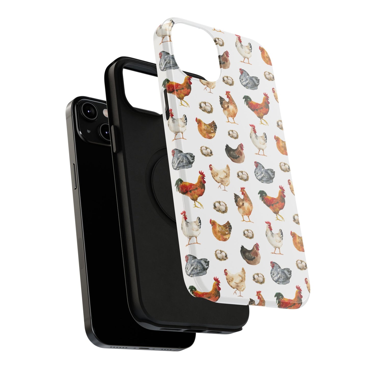 Impact-Resistant Phone Case - Chicken Love