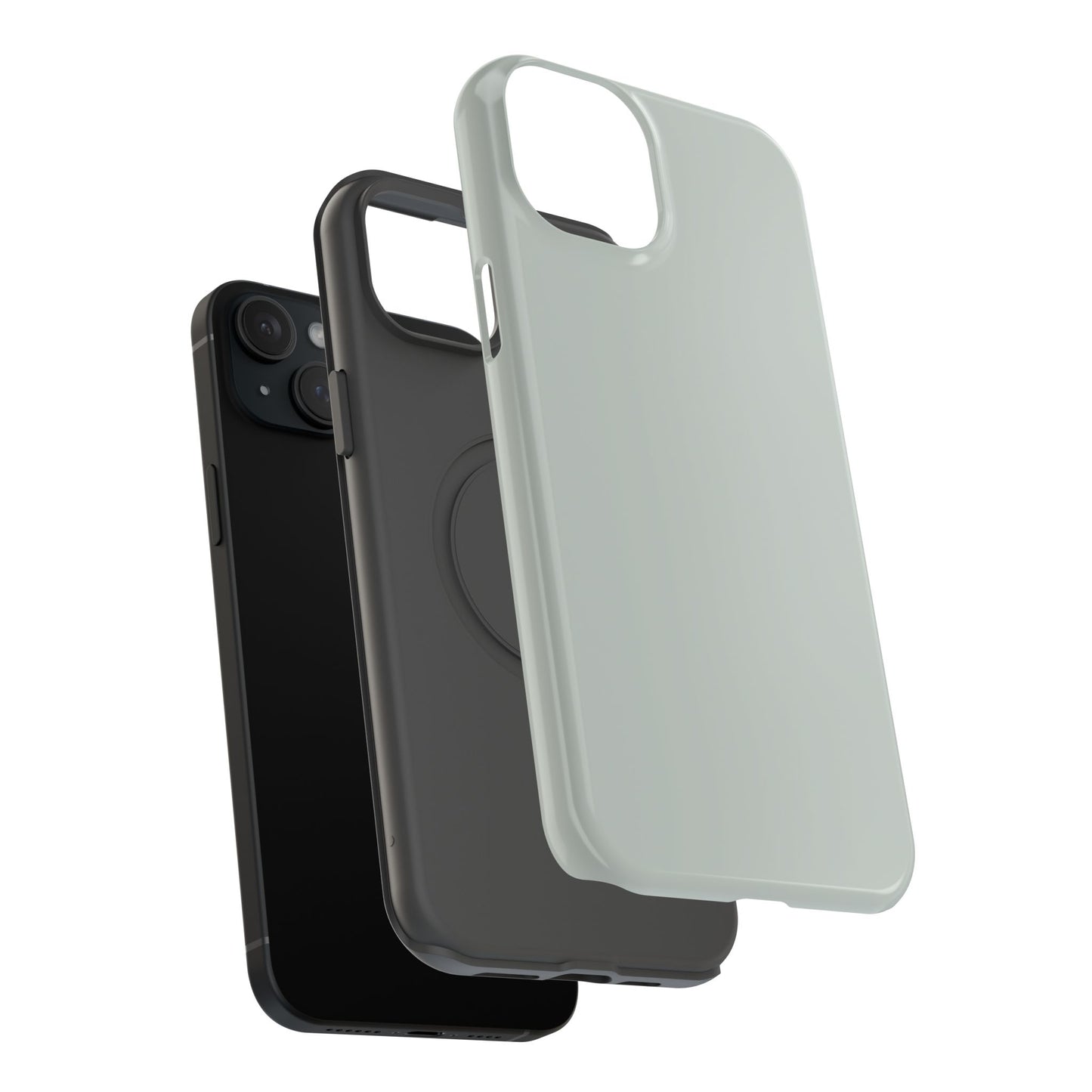 Impact-Resistant Phone Case -Neutral Green