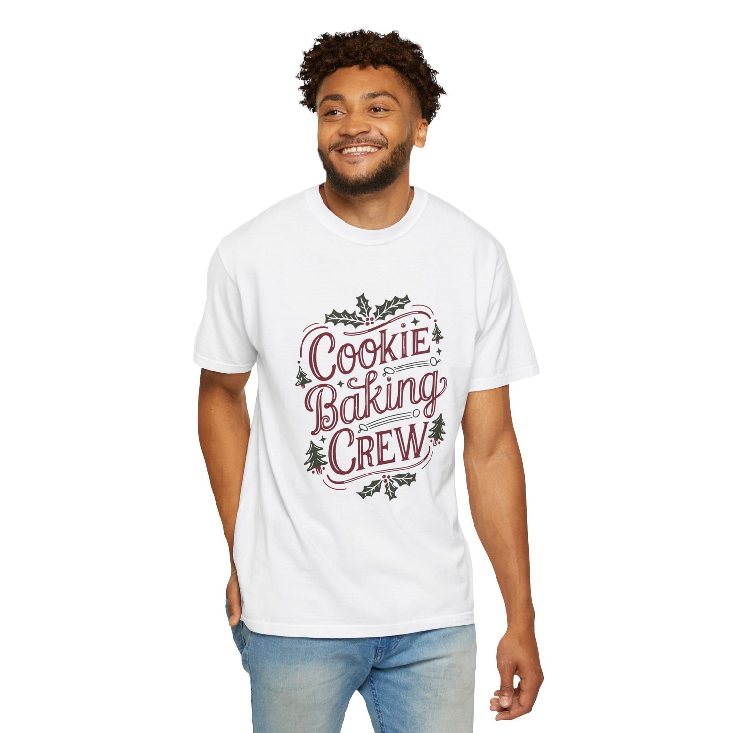 Cookie Baking Crew Unisex T-Shirt, Holiday Gift, Baking Apparel, Crew Member Shirt, Winter Celebration Tee, Family Get-Together Tee
