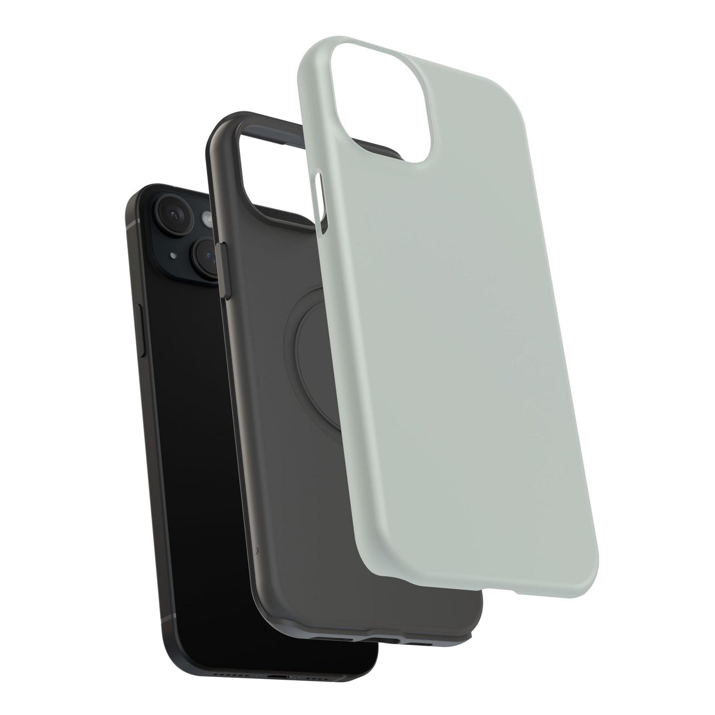 Impact-Resistant Phone Case -Neutral Green