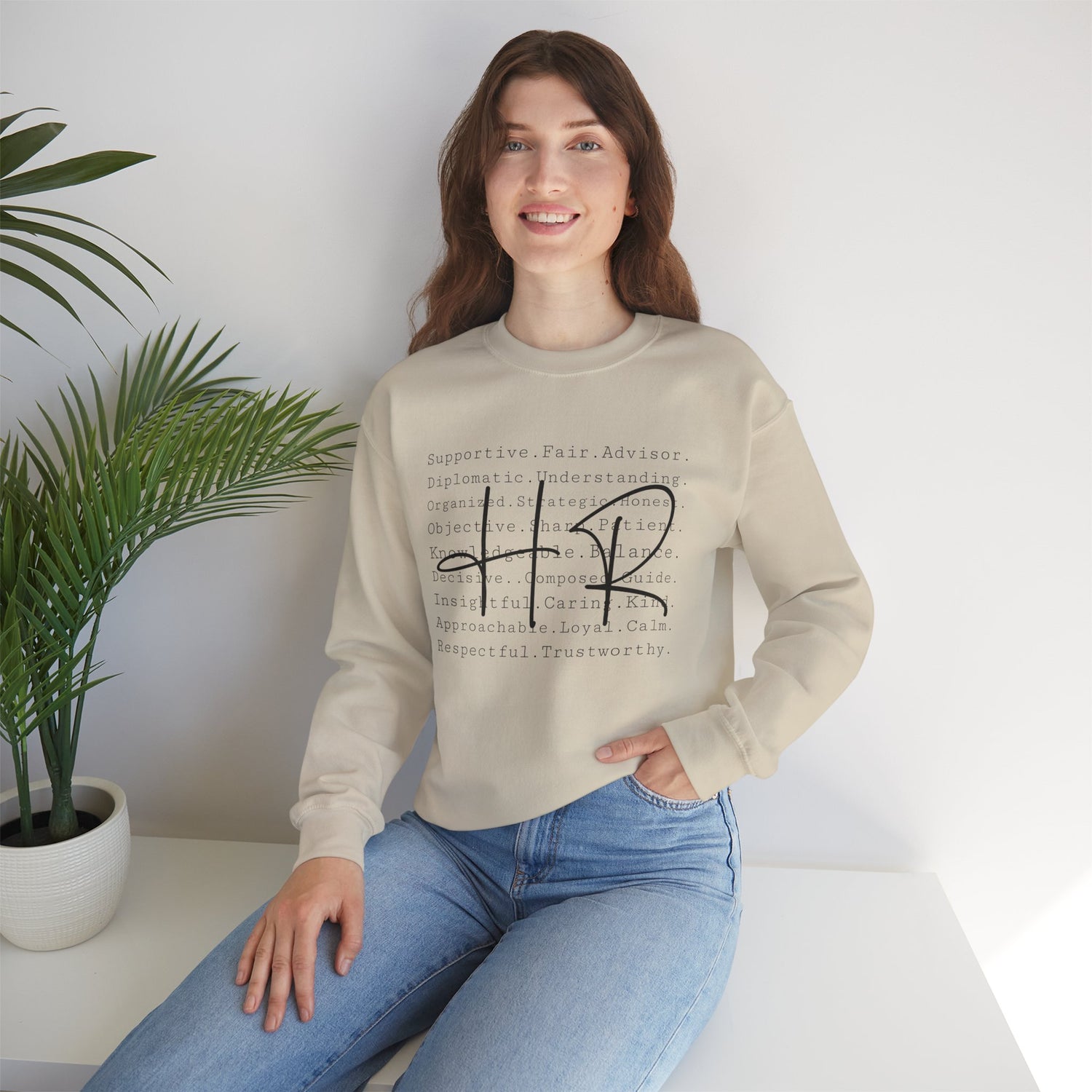 Supportive HR Advisor Sweatshirt, Unisex Crewneck Sweatshirt, Gift for HR Professionals
