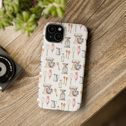 Impact-Resistant Phone Case- Watercolor Baker