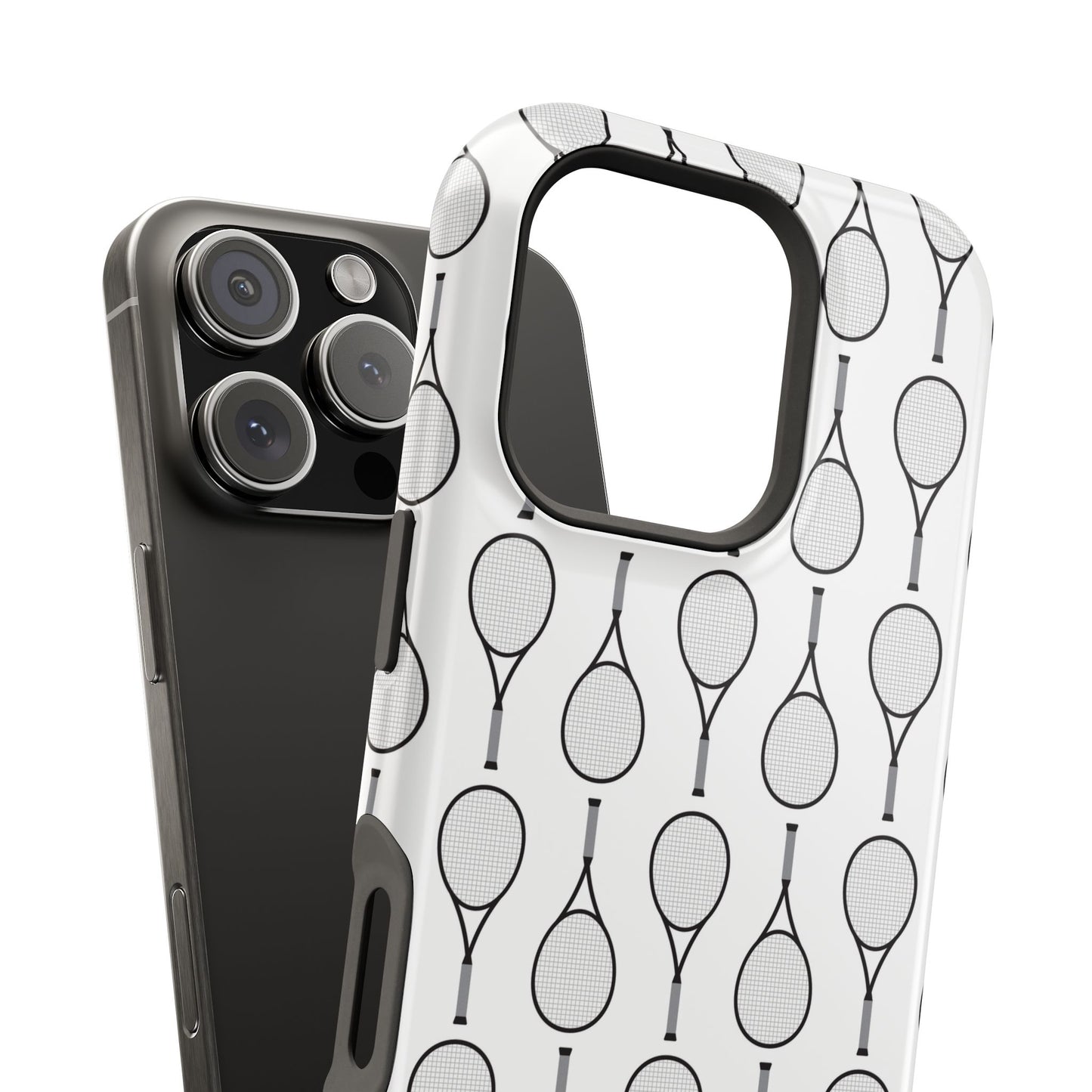 Impact-Resistant Phone Case- Tennis Racquets