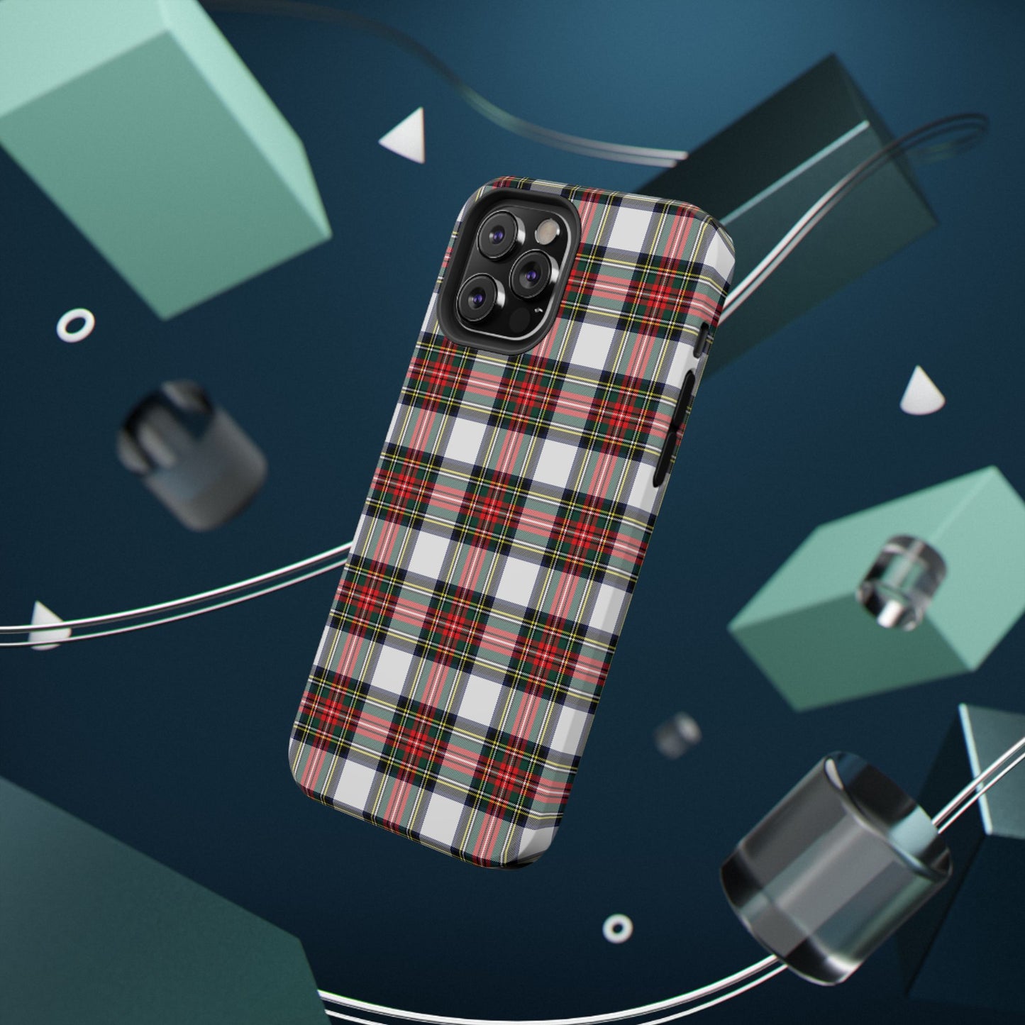 Christmas Tartan Plaid Impact-Resistant Phone Case