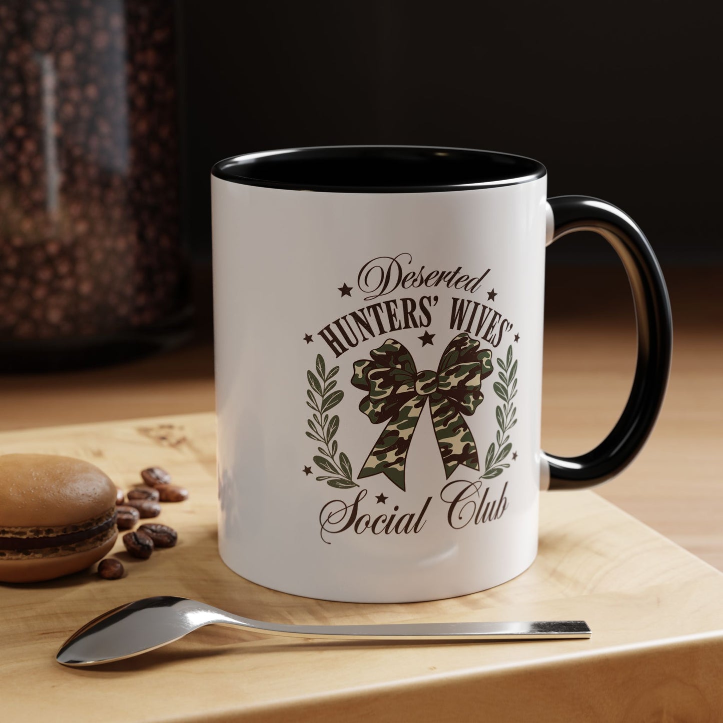 Accent Coffee Mug- Deserted Hunter's Wife Social Club