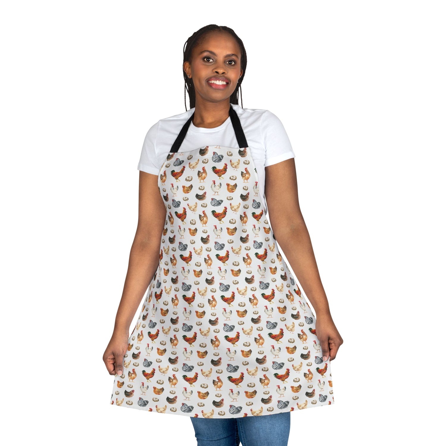 Charming Chicken Apron for Home Chefs, Cute Cooking Gift, Farmhouse Kitchen Decor, Party Apron for Gatherings, Unique Culinary Accessory