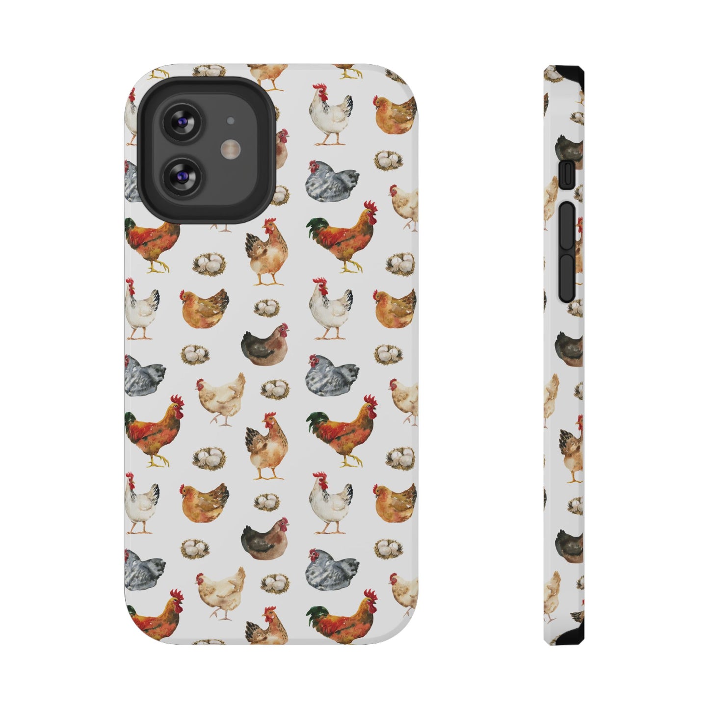 Impact-Resistant Phone Case - Chicken Love