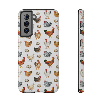 Impact-Resistant Phone Case - Chicken Love