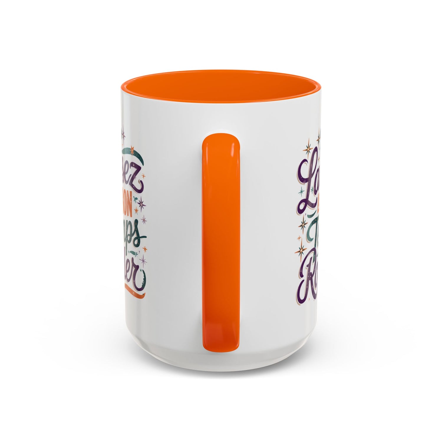 Vibrant Accent Coffee Mug - 'Laissez les Bon Temps Rouler', Perfect for Celebrations, Gifts, Coffee Lovers, Home Decor, and More