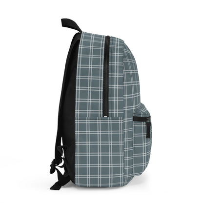 Backpack- Blue Grid