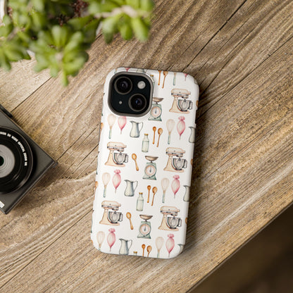 Impact-Resistant Phone Case- Watercolor Baker