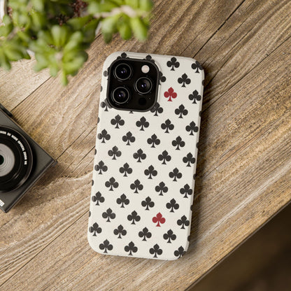 Impact-Resistant Phone Case- Playing Cards