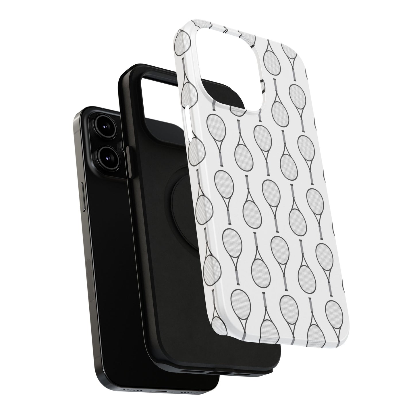 Impact-Resistant Phone Case- Tennis Racquets