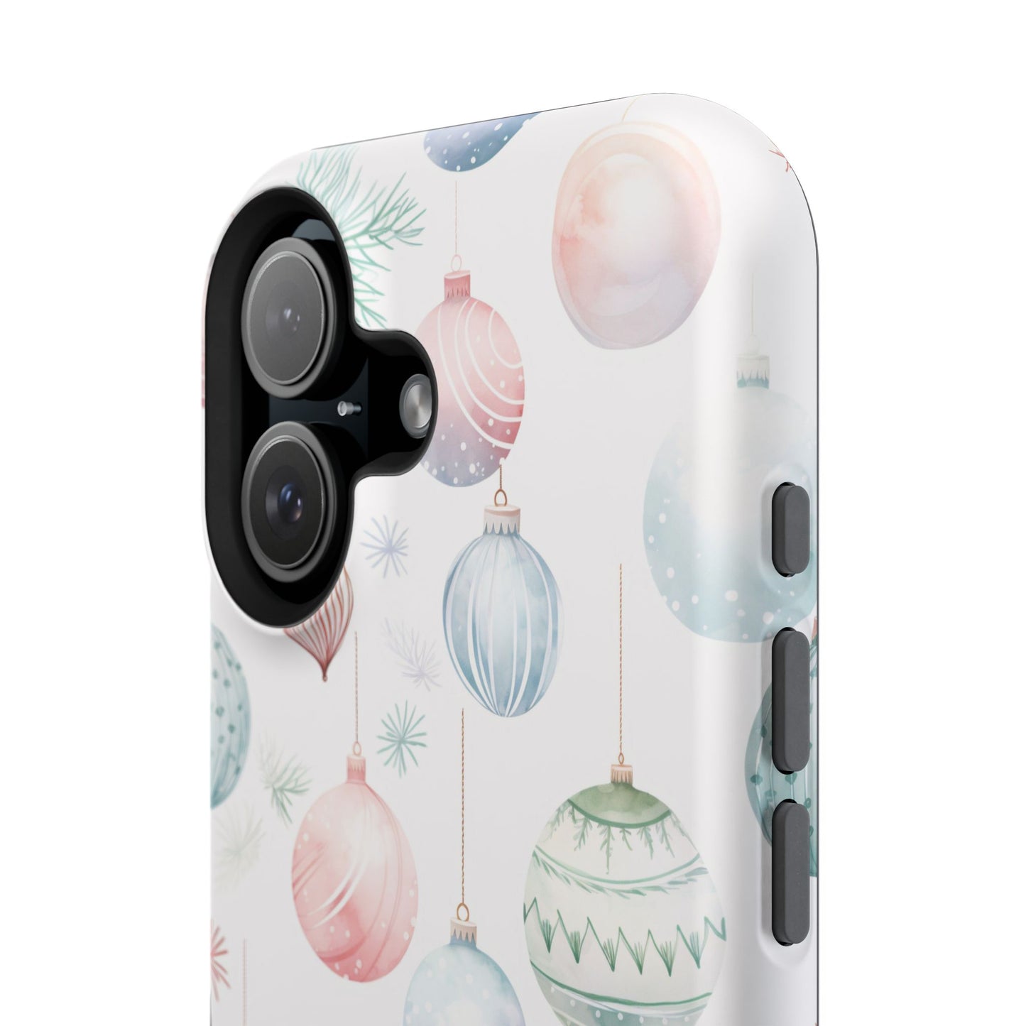 Watercolor Christmas Ornament Impact-Resistant Phone Case