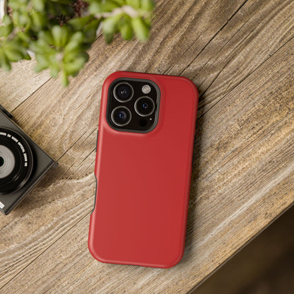 Impact-Resistant Phone Case - Lipstick Red