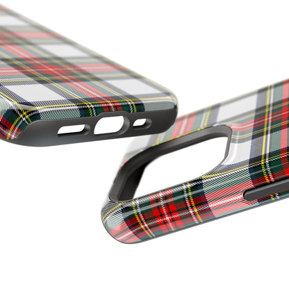 Christmas Holiday Tartan Plaid Impact-Resistant Phone Case, Holiday Phone Case, Fashion Phone Case, iPhone, Samsung Case