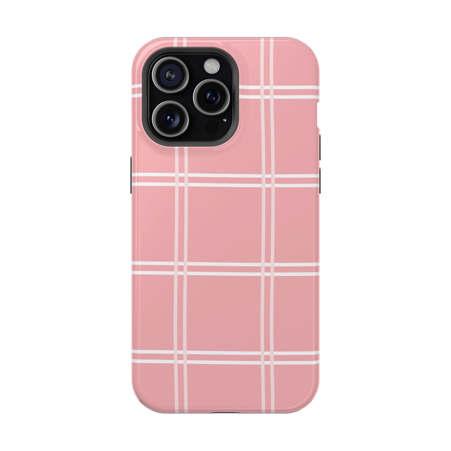 Impact-Resistant Phone Case -Girly Plaid